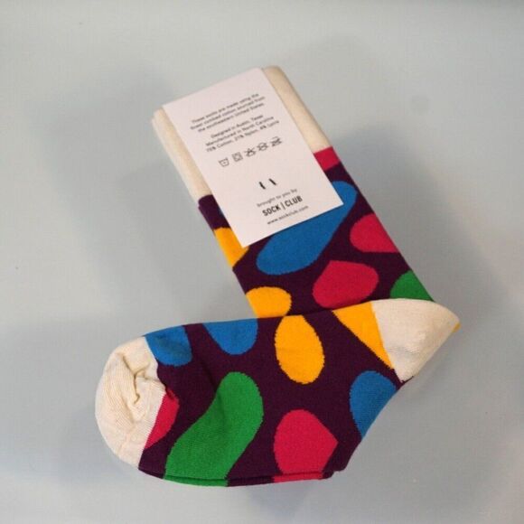 Slack Socks Sock Club Promo Item Combed Cotton Made In North Carolina Unisex - Picture 3 of 5